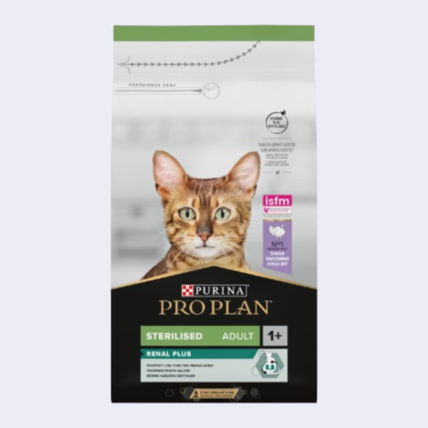 PRO PLAN®RENAL PLUS Sterilised Adult - Dinde 1.5 Kg