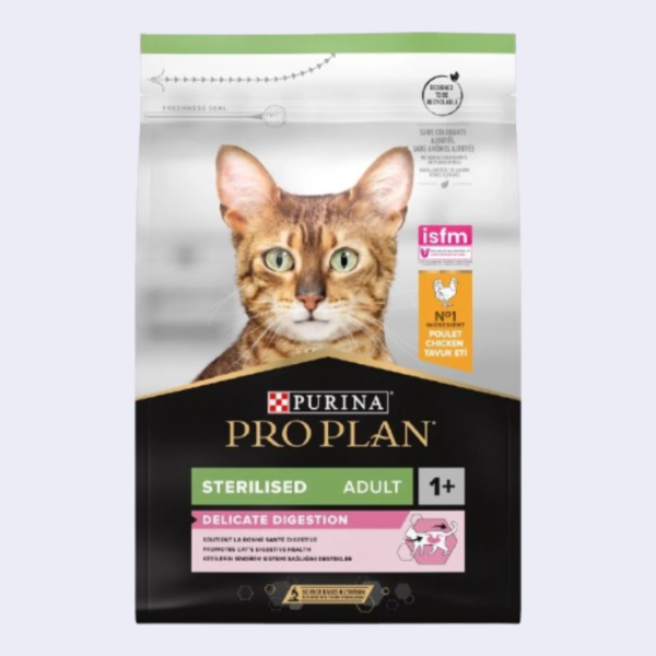 PRO PLAN® DELICATE DIGESTION Sterilised Adult Poule 1,5 kg