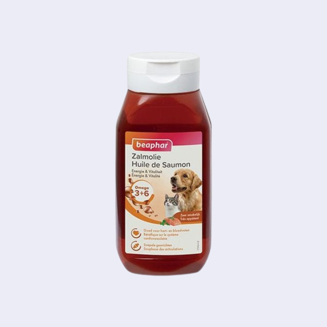 Huile de saumon – Energie & Vitalité – 430 mL – BEAPHAR
